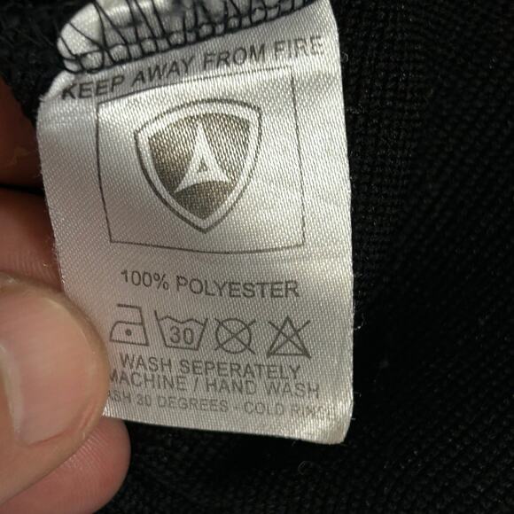 Aberdeen FC Mens Large Pro 100 Pullover Black Pro Club Collection - Picture 8 of 9